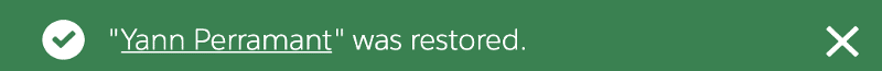 Record Restoration