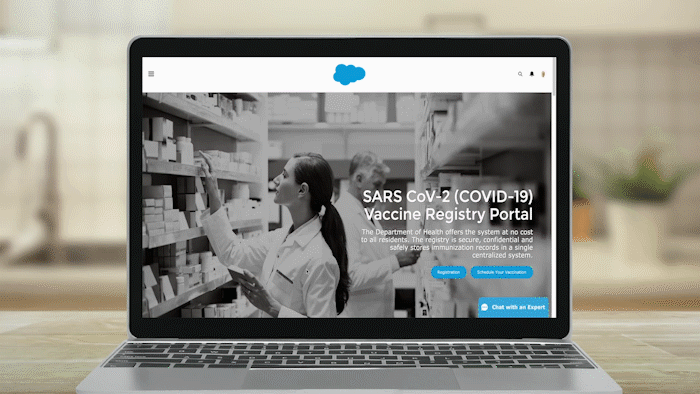 Présentation Salesforce pour la solution Vaccine Cloud
